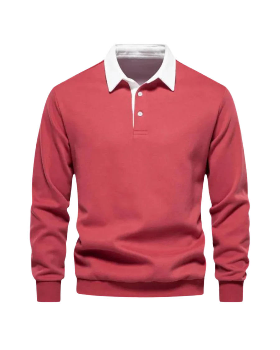 Curtis – Casual Polo Knit Sweater