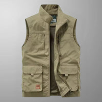 James - Multi-Pocket Breathable Outdoor Cargo Gilet