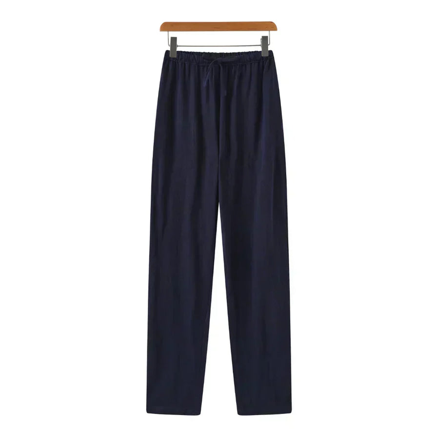 Ronald | Marrakech - Linen Pants Blue