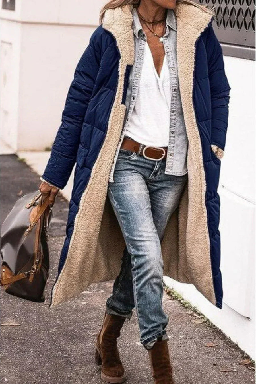 Madeline – Reversible Long Winter Jacket