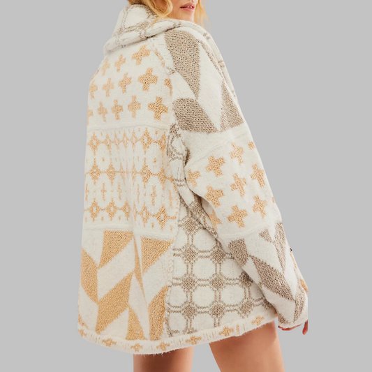 Evangelia | Elegant Cardigan Beige
