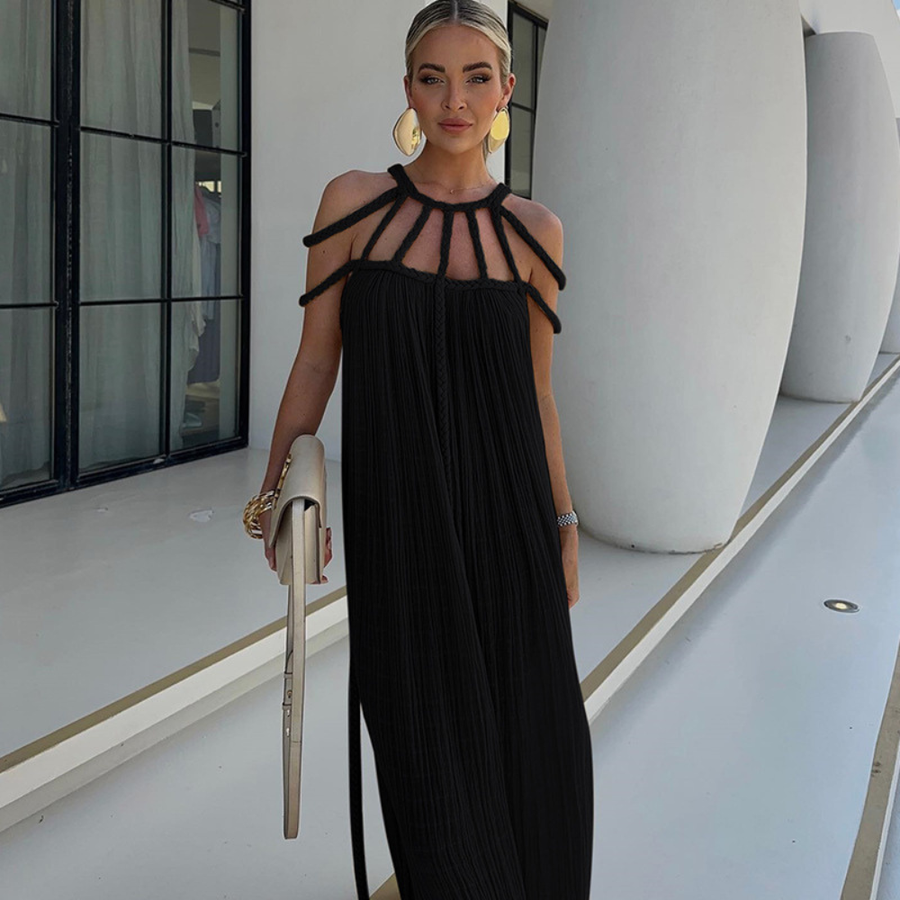SEVYNA | GOWN MAXI DRESS Black