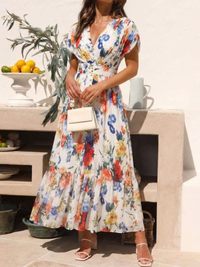 Mollie – Pleated Midi Dress