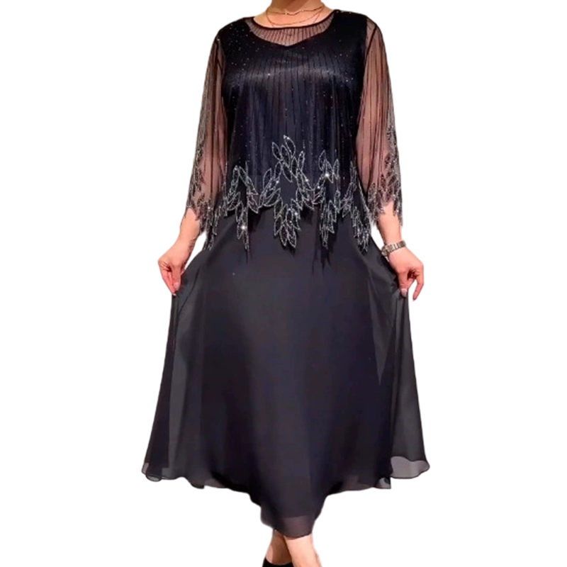 Emmeline – Graceful Midi Dress with Detail