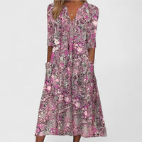 Queenie | Elegant Summer Dress Pink