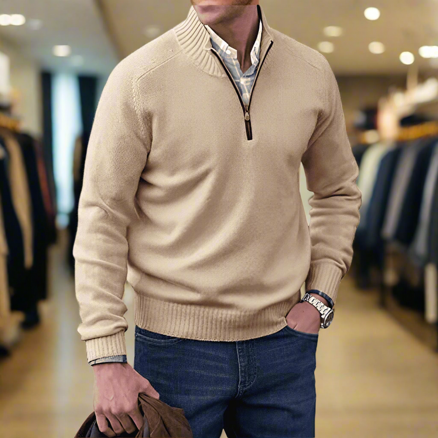 Theo™ | The Elegant Zip Pullover