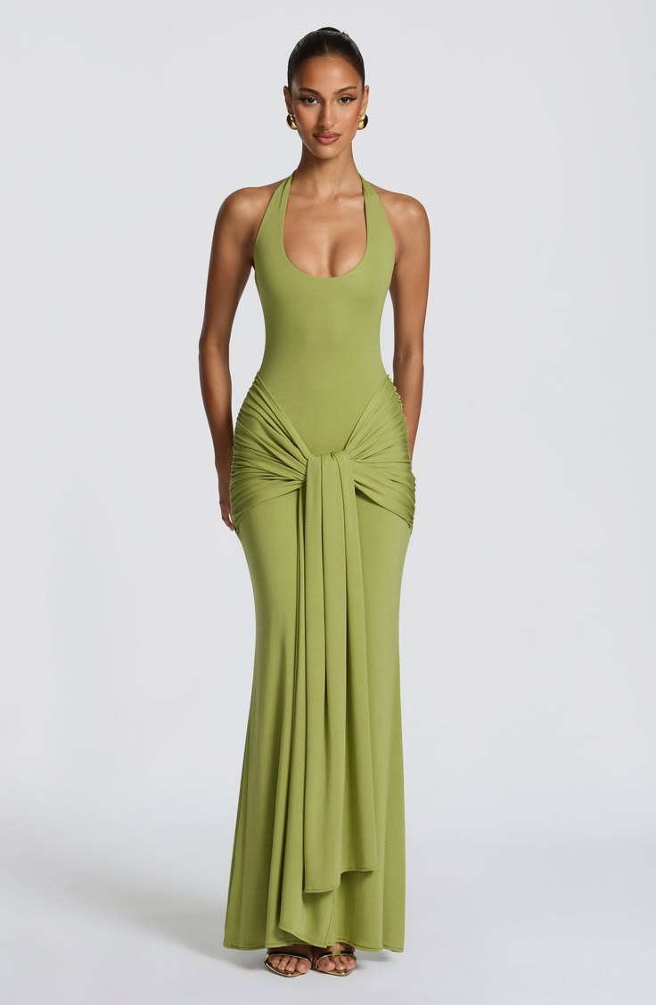 Veneda Maxi Dress Olive