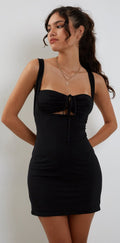 Shadi Mini Dress In Black