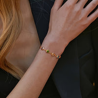 Clarah – Heart Charm Bracelet