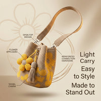 Maribel – Handcrafted Crochet Floral Tote Bag