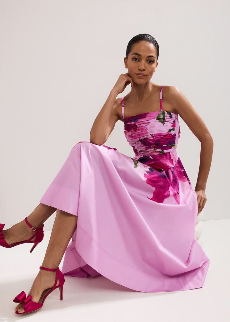 Cassia Cotton Printed Dress