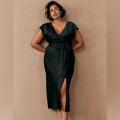 Dress Color: Green Size: 8