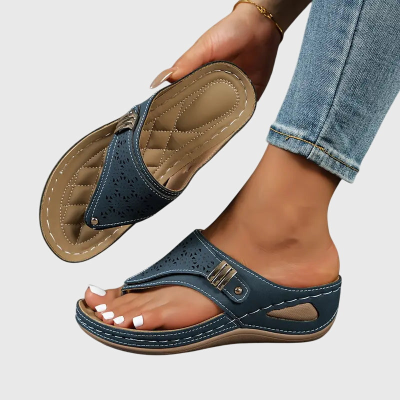 Kaylie | Orthopedic Sandals Navy