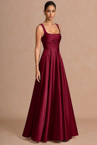 Azaria Merlot Maxi Dress