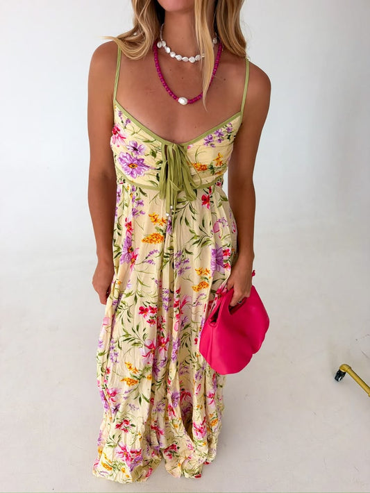 Maggie Floral Maxi Dress Butter Multi Medium
