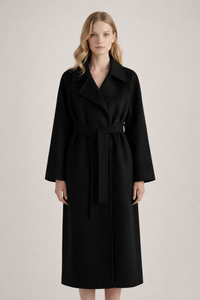 Hayley - Elegant Belted Long Coat