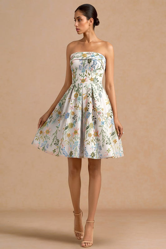 Evangeline White Mini Dress
