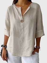 Gemma | Chic Comfort Blouse Beige