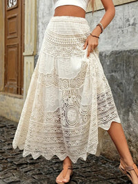 Mariana Bohemian Lace Maxi Skirt