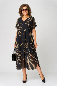 Nora – Cosy Elegant Midi Dress