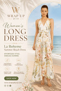 Women's Long Dress La Boheme Summer Beach Dress La Boheme Long