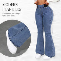 Eliana – High Waist Stretch Flare Jeans for Everyday Wear