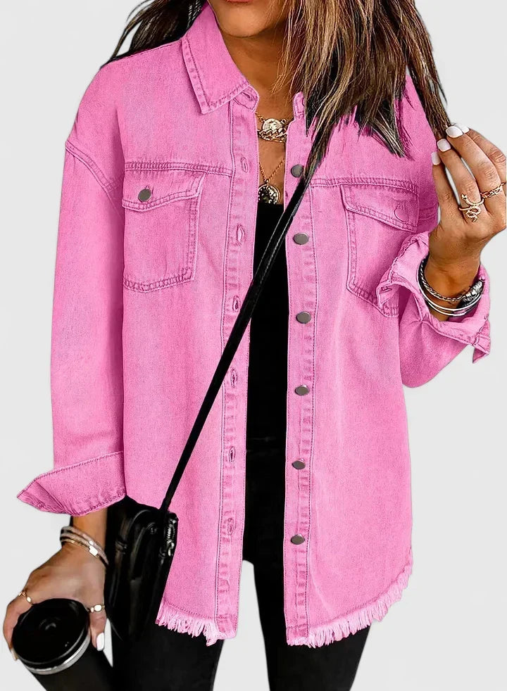 Novalyssa | Comfortable Jacket Baby Pink