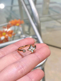 Clover Open Ring