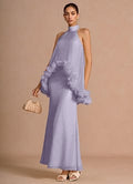 Velmira Light Green Maxi Dress