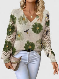 Liza | Elegant Cardigan Green