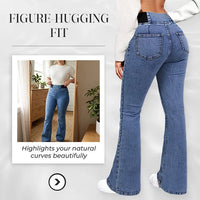 Eliana – High Waist Stretch Flare Jeans for Everyday Wear