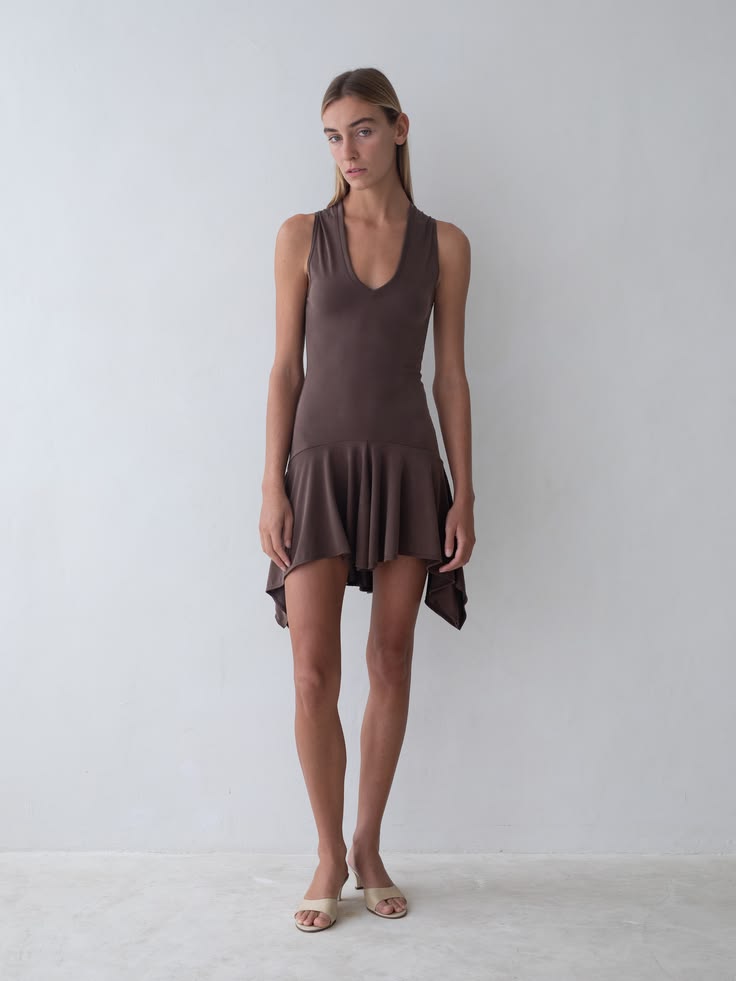 Park Dress Brown