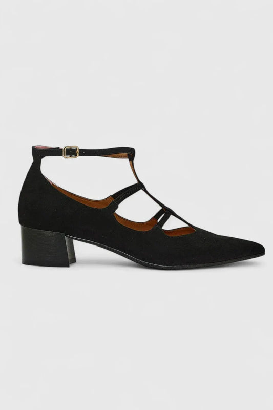 Lyn | Orthopedic Heels Black