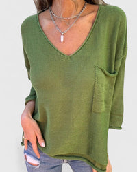 Lyzzarah | Comfortable Top Green