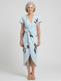 Cassia - Vera Elegant Wrap Dress