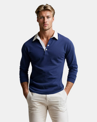 Curtis – Casual Polo Knit Sweater