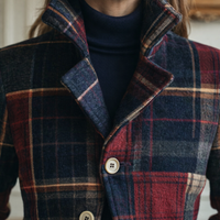 Penelope - Plaid Mid-Season Coat