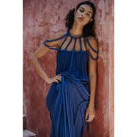SEVYNA | GOWN MAXI DRESS Blue