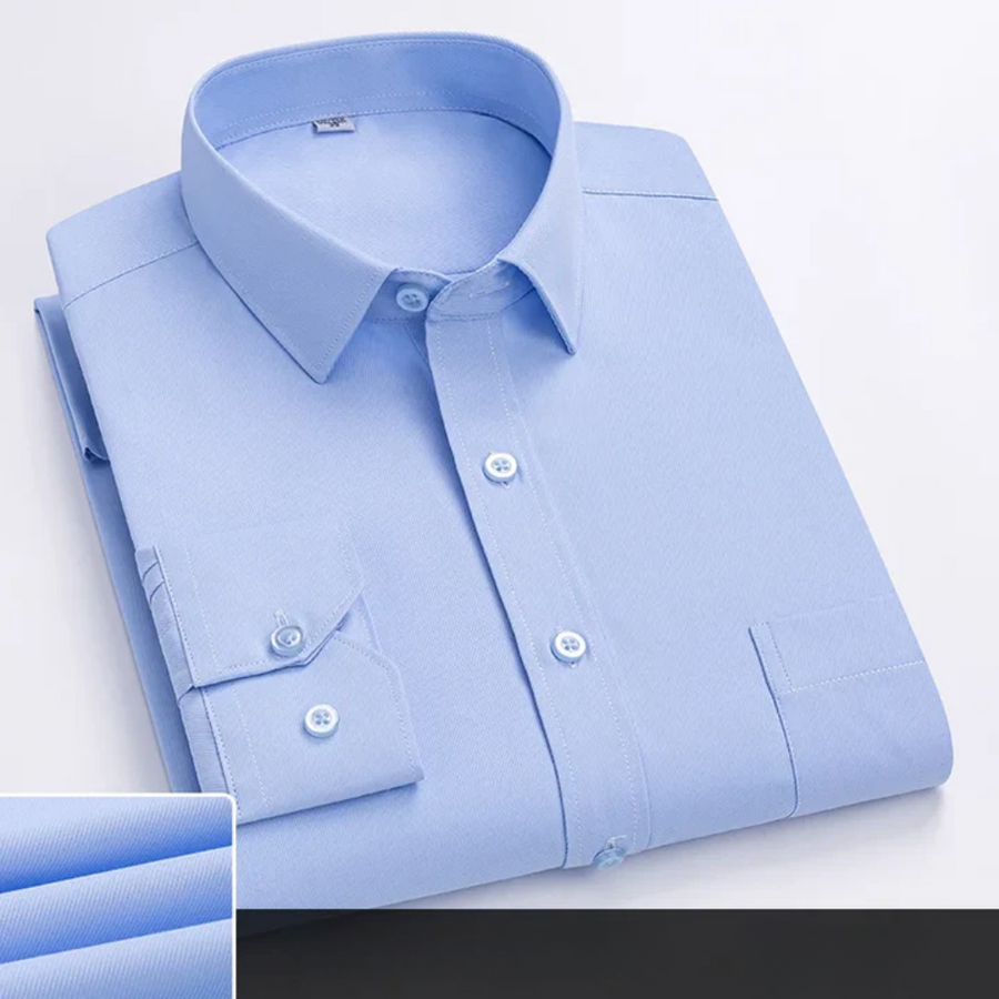 Axel | Elegant Office Shirt Blue