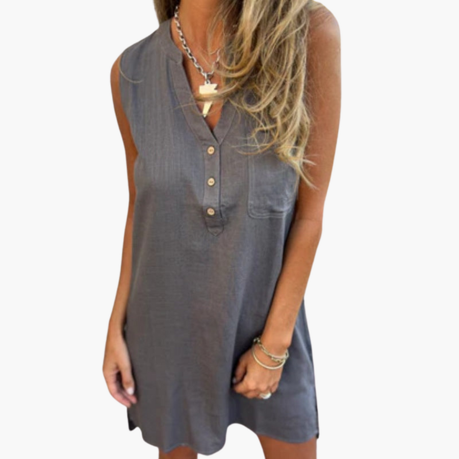 Harper - Sleeveless V-Neck Dress