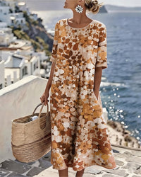 Vivia – Printed Loose-Fit Dress