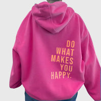 Lucy - Oversized Bliss Hoodie Dark Pink