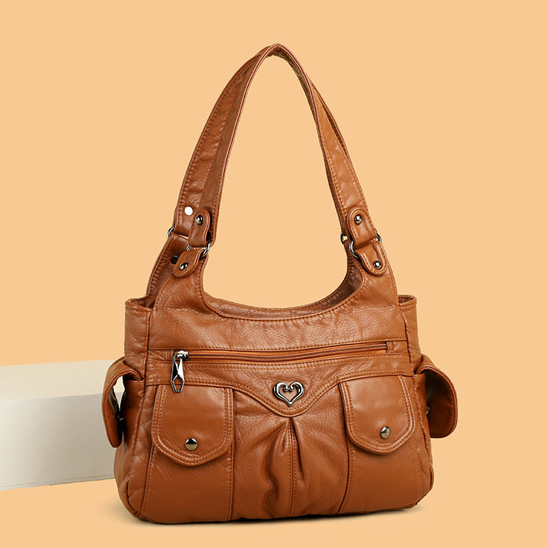 Soft Structured Shoulder Bag