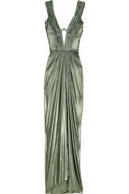 Sexy Sheath V Neckline Green Long Prom Dress