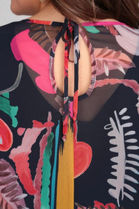 Aria – Modern Floral Midi Dress