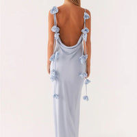 Peppermayo Dress Peppermayo Sky Blue Backless Dress Color: Blue Size: