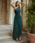 Perko Dress - DARK GREEN