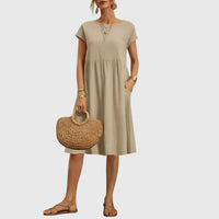 Mirabel | Elegant Spring Dress Beige