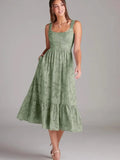 Dress Alissa Color: Green Size: A14