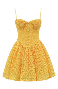 Carolina Stretch Lace Corset Minidress